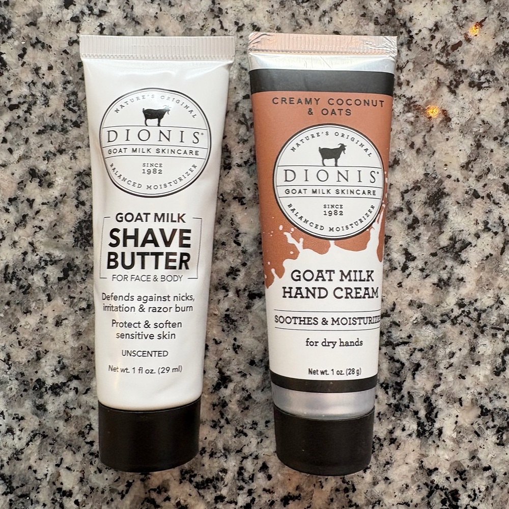 ♥️💖 Dionis HANDCREAM & SHAVE BUTTER BUNDLE Creamy Coconut & Oats NEW